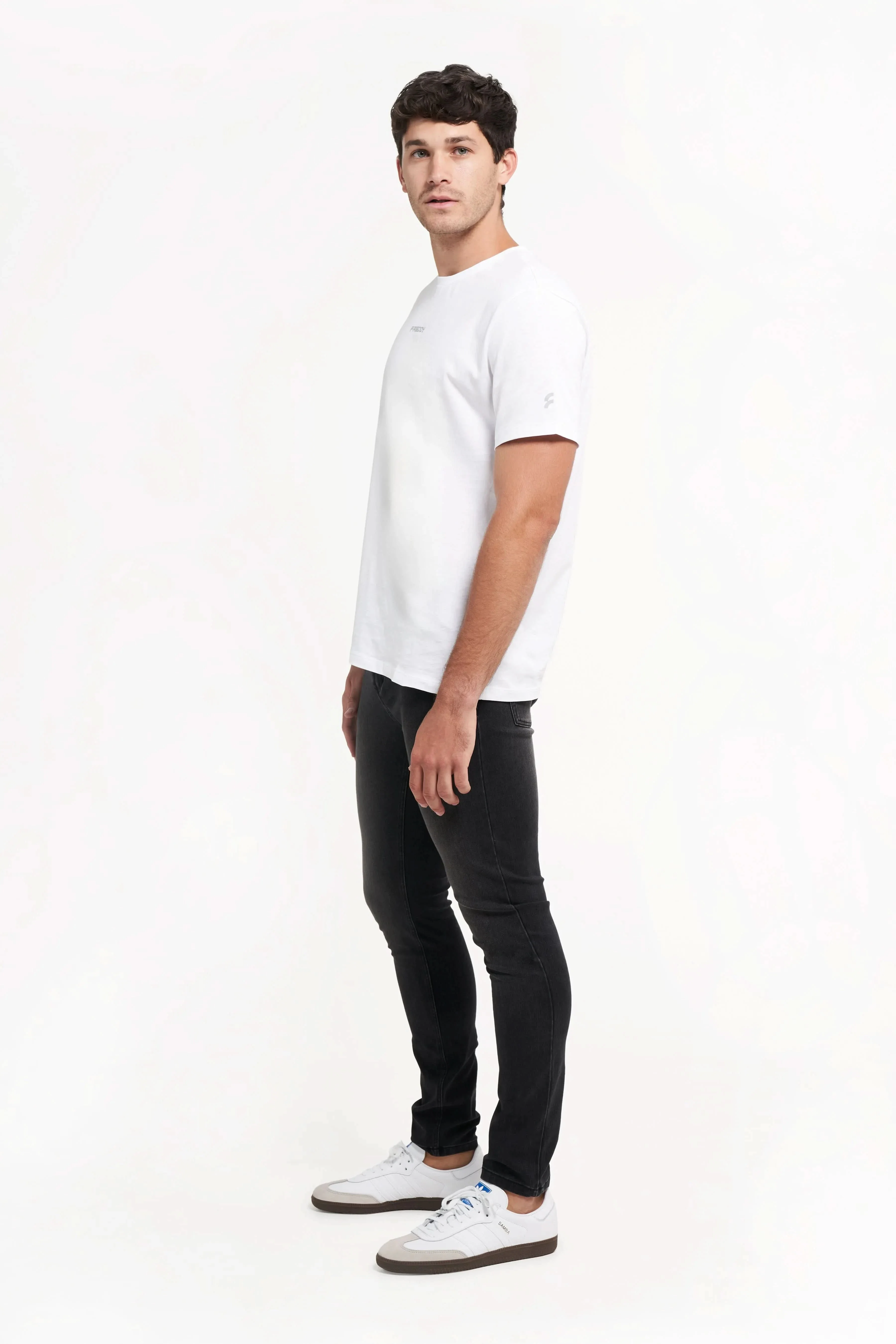 Freddy Men’s Jeans - Midnight Black with Black Stitching - Image 4
