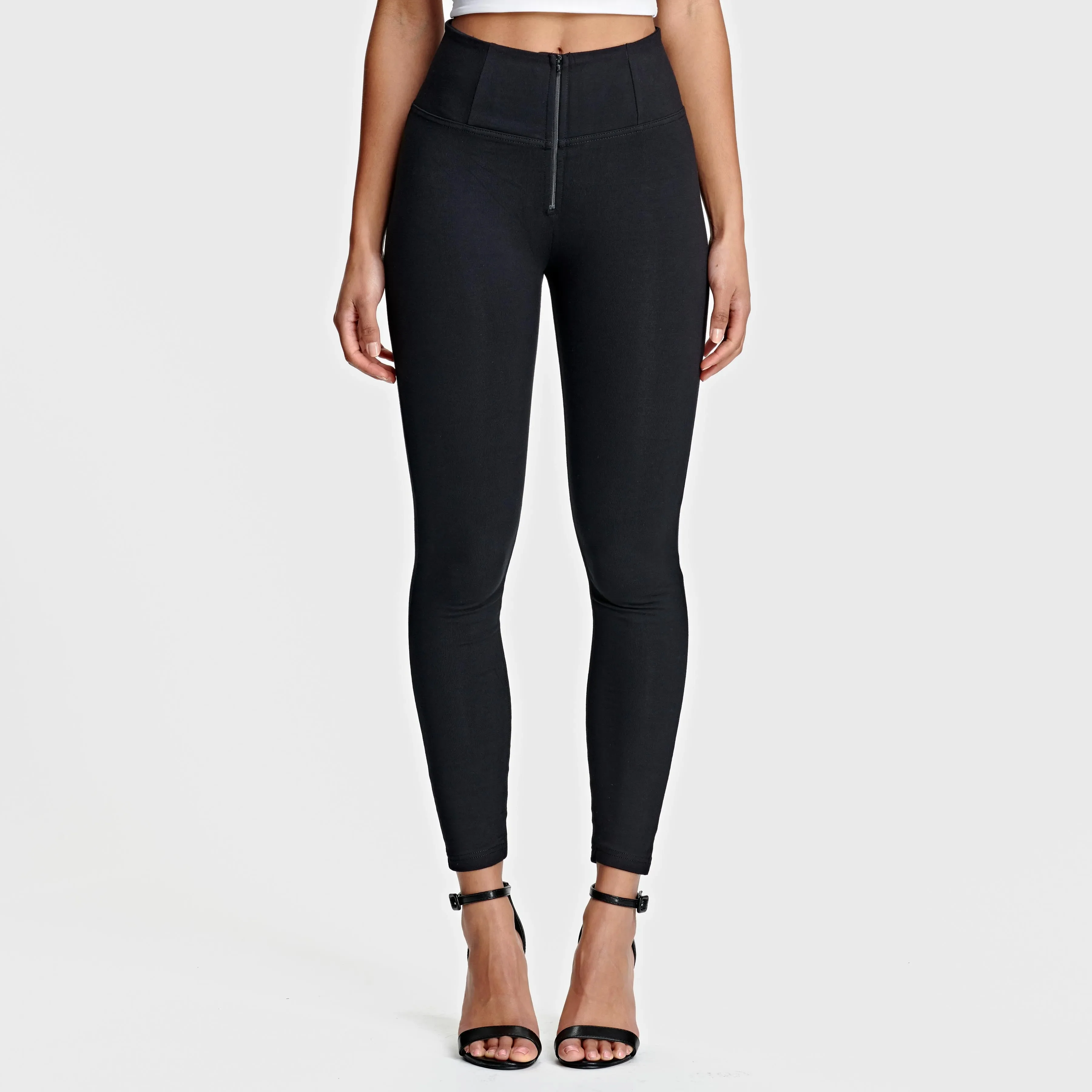 WRUP Fashion - High Waisted - 7/8 Length - Black - Image 5