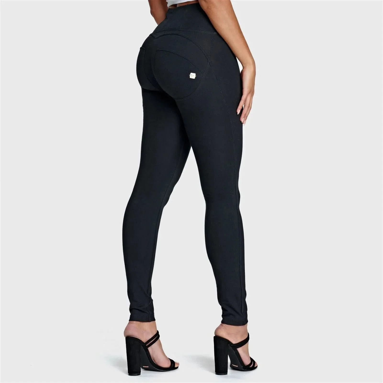 WRUP Fashion - High Waisted - Full Length - Black