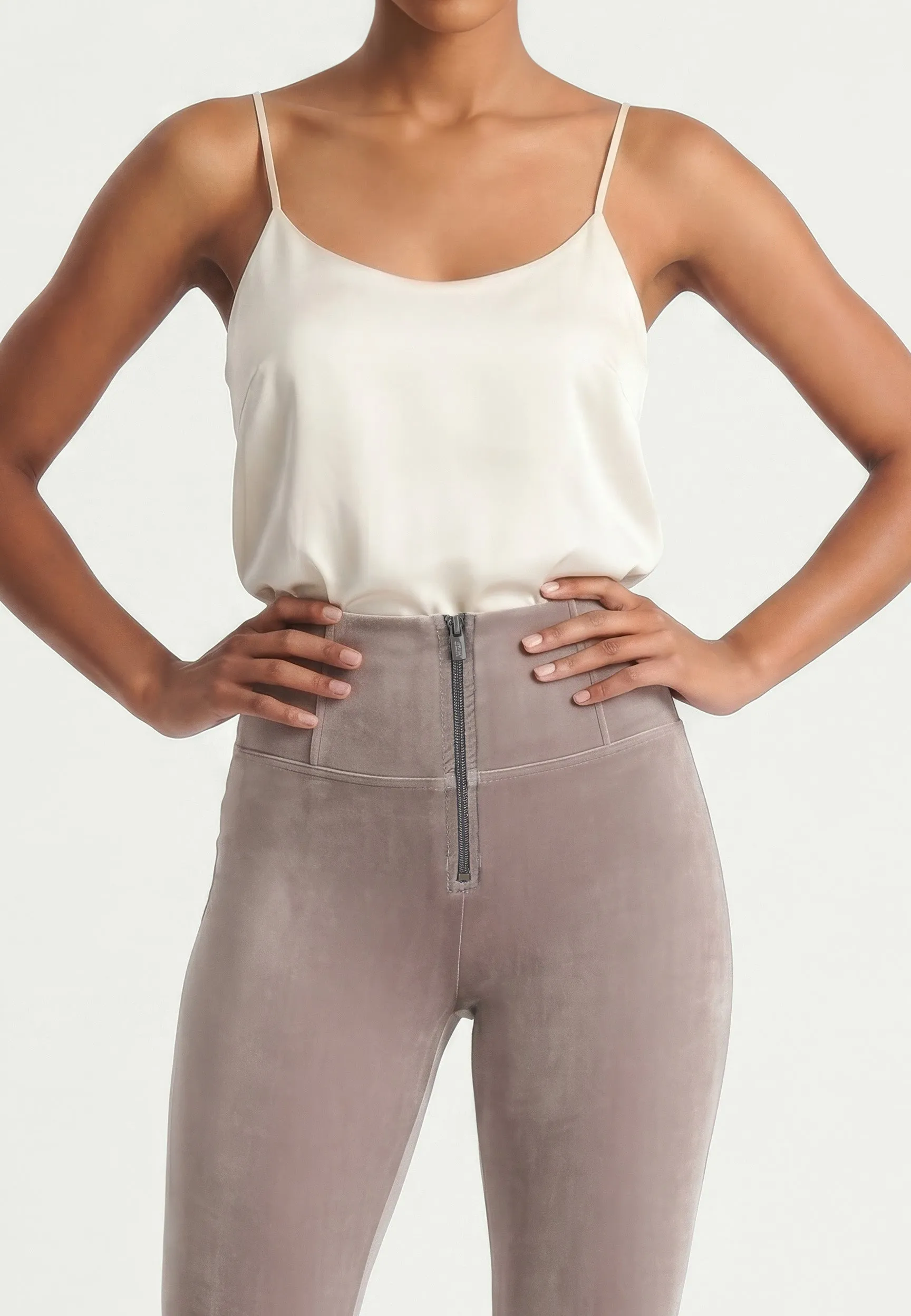 WRUP Velvet - High Waisted - Full Length - Mink - Image 3